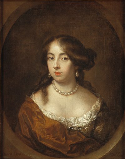 Portrait of Cecilia de Jonge van Ellemeet by Caspar Netscher